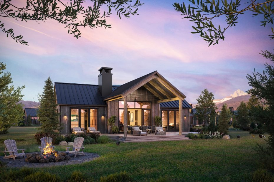 Stonefly Cabin-Tributary-Exterior-Teton Valley